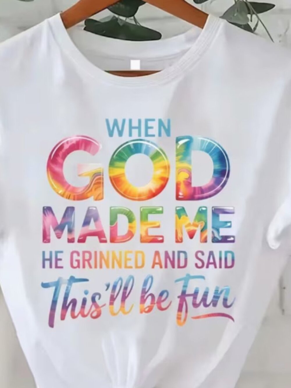 When God Created Me T